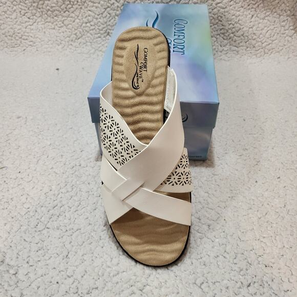 NEW Easy Street Women's COHO Slide Sandal White size 10 - Picture 1 of 7